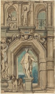 Conception pour une décoration murale [recto] - Jacob Jordaens