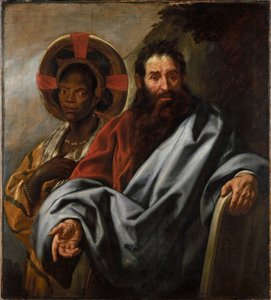 Moïse et sa femme éthiopienne Séphora, entre 1645 et 1649