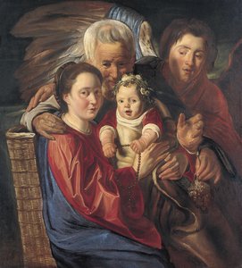 La Sainte Famille avec un ange