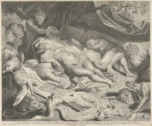 Repos de Diane et ses nymphes après la chasse - Jacob Louys
