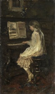 Fille au piano