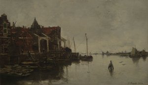 Scène de port - Jacob Maris