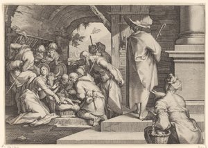 Adoration des bergers - Jacob Matham