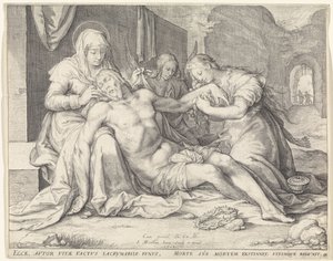 Lamentation du Christ - Jacob Matham