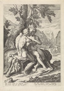 Hercule et Déjanire - Jacob Matham