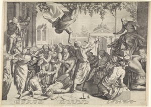 Marcus sauve un esclave de sa torture - Jacob Matham