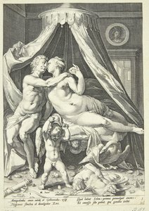 Mars et Vénus - Jacob Matham