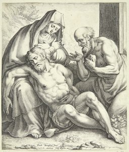 Pietà - Jacob Matham