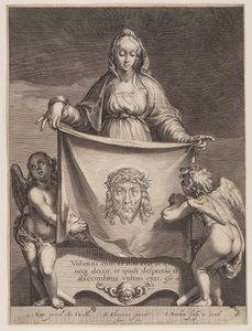 Sainte Véronique tenant le Sudarium - Jacob Matham
