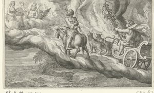 Retour de Vulcain avec Bacchus - Jacob Matham