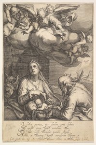 La Nativité - Jacob Matham