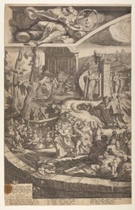 La table de Cébès (planche 1) - Jacob Matham