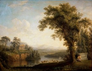 Paysage antique avec le tombeau de Phaéton, 1785 - Jacob Philip Hackert
