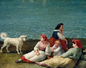 Paysans de Barletta, Italie - Jacob Philippe Hackert