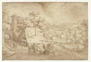 Paysage avec Abraham et Isaac