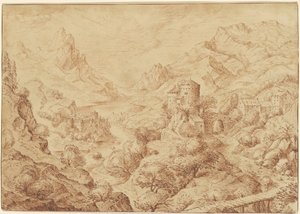 Paysage fluvial panoramique