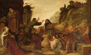 Saints Paul et Barnabas adorés comme des dieux par le peuple de Lystre (Actes 14:6-20)