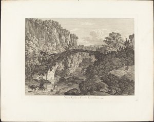 Ponte Celio à Cività Castellana - Jacob Wilhelm Mechau