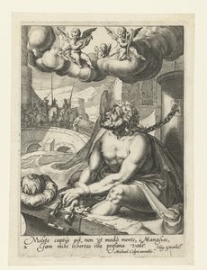 Manassé comme pécheur repentant - Jacob de Gheyn (II) (workshop of)