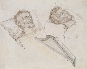 Karel van Mander sur son lit de mort