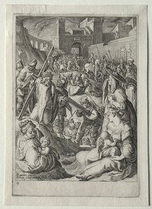 Set de la Passion :  Le Christ portant la croix