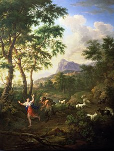 Un paysage arcadien avec Pan et Syrinx