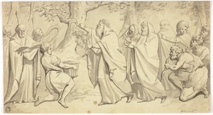 Druides coupant le gui - Jacob de Wit
