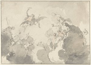 Projet pour peinture de plafond - Jacob de Wit