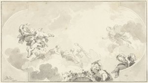 Projet pour une peinture de plafond