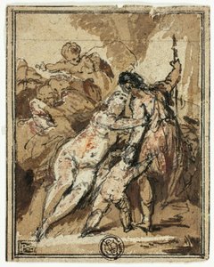 Vénus essayant de retenir Adonis - Jacob de Wit