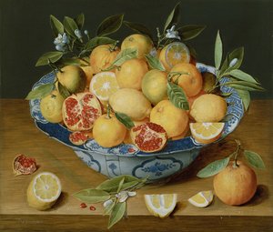 Nature morte avec citrons, oranges et une grenade, vers 1620-1630 - Jacob van Hulsdonck