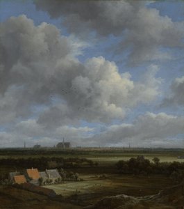 Vue de Haarlem depuis le Nord-Ouest avec les Champs de Blanchiment au Premier Plan, c.1650-82