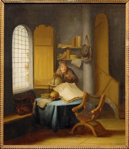 Un érudit dans son étude ...