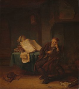 Philosophe dans son étude