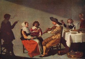 Une fête musicale, 1631, vers 1915