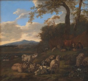 Le troupeau de moutons