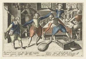 Fête étudiante - Jacob van der Heyden