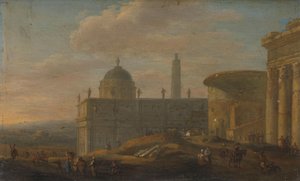 Vue de ville italienne