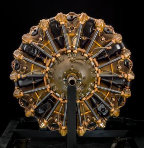Jacobs Pratt & Whitney Wasp Jr. R-985-AN5, moteur radial 9, vers 1940