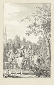 Cluwer maltraité par les hussards prussiens - Jacobus Buys