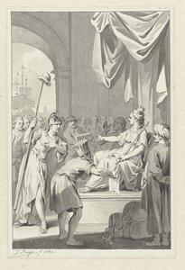 La Vierge néerlandaise informée de la bataille navale de Doggersbank - Jacobus Buys