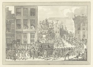 Cortège funèbre de Wolter Jan Gerrit baron Bentinck à Amsterdam, 28 août 1781 - Jacobus Buys
