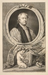 Portrait de Tillotson, archevêque de Canterbury, illustration de 