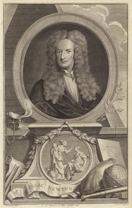 Sir Isaac Newton, physicien, mathématicien et astronome anglais - Jacobus Houbraken