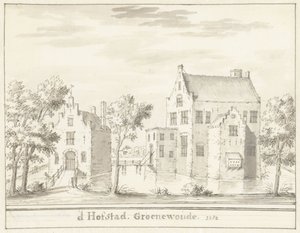 Le château Groenewoude près de Woudenberg, en 1382