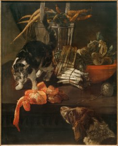 Cuisine avec chien et chat - Jacobus Victors