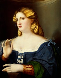 Femme avec éventail