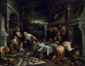 Le Christ dans la maison de Marie, Marthe et Lazare