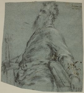 Étude de figure en demi-longueur pour Saint Paul - Jacopo Bassano