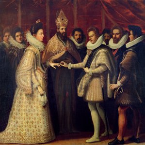 Le Mariage de Catherine de Médicis (1519-98) et Henri II (1519-59) 1533